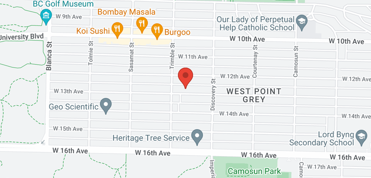 map of 4367 W 13TH AVENUE